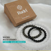 Richie Rich Combo Bracelet – Natural Pyrite & Black Obsidian for Wealth, Protection & Power