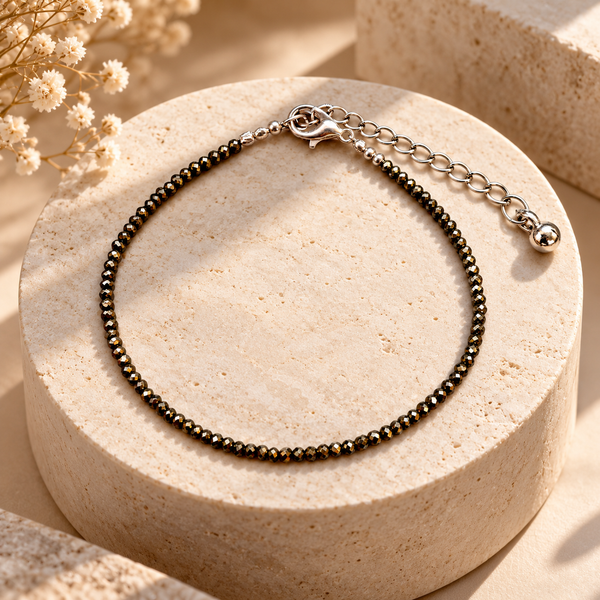 Raw Pyrite Anklet (Lab Certified)