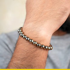 Golden Hematite Bracelet – Natural Stone Bracelet