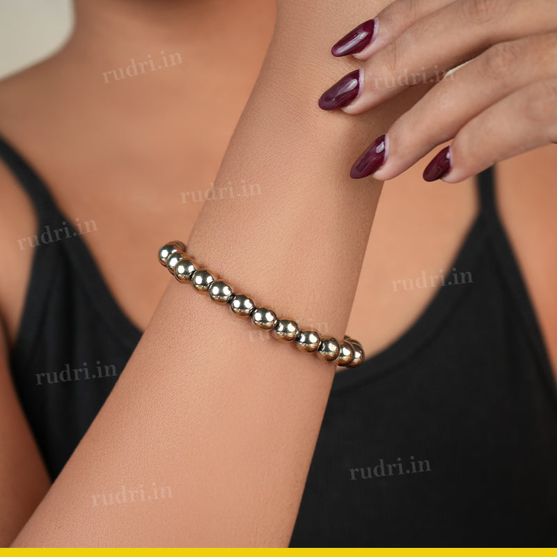 Golden Hematite Bracelet – Natural Stone Bracelet