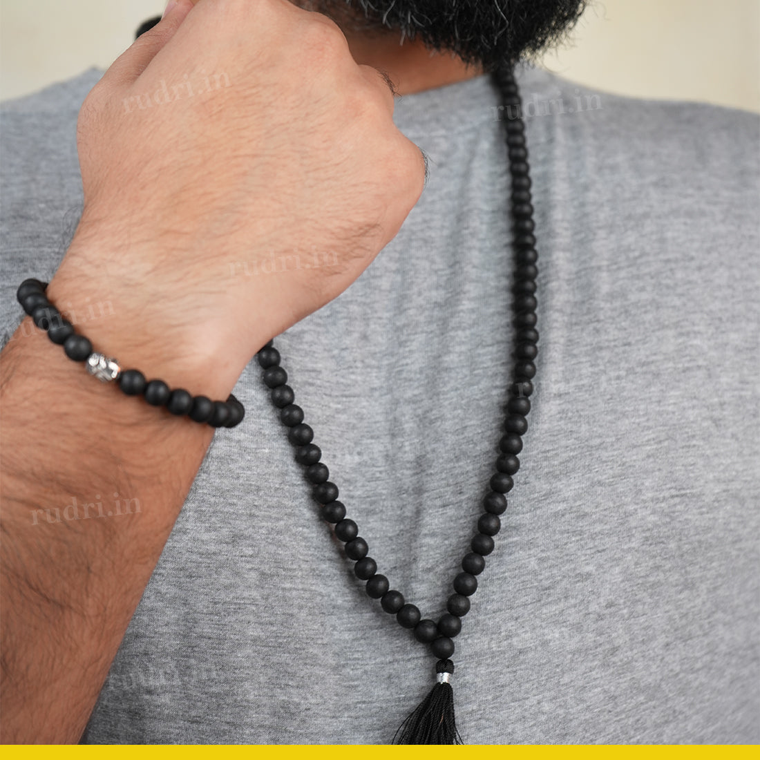 Karungali Mala + Karungali Bracelet Combo