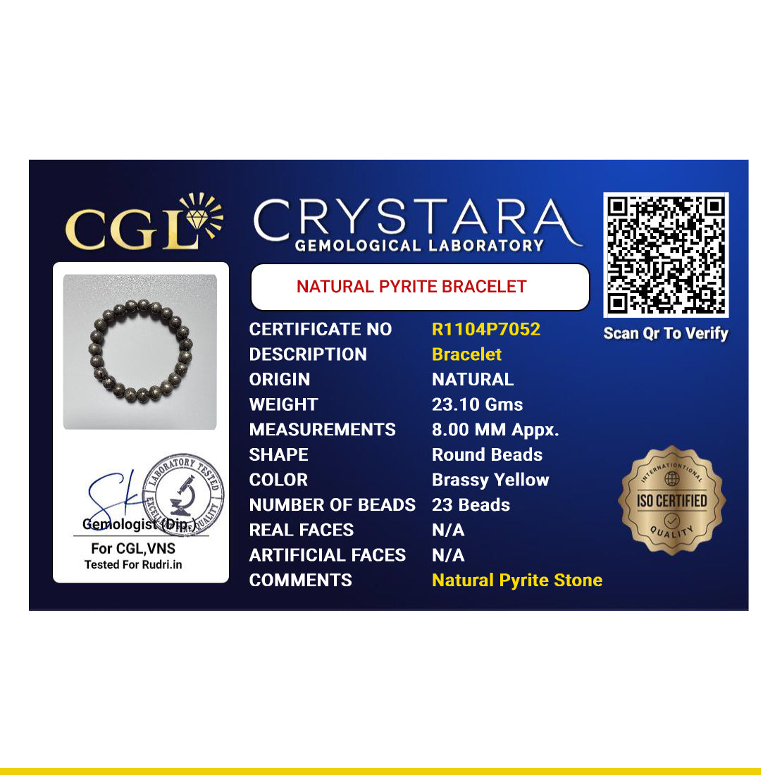 Pyrite Wealth Bracelet