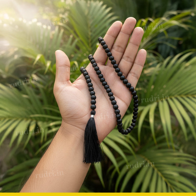 Karungali Mala – Natural Ebony Wood Mala
