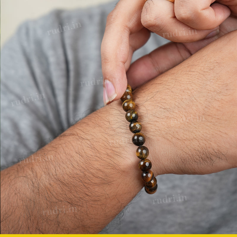 Tiger Eye Bracelet – Natural Tiger Eye Stone Bracelet